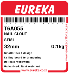 T6A055 - Clout Nail -T6A055_Label_T